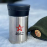 Термос THERMOS АРМИЯ РОССИИ ПОЛЕВОЙ 0.5л. стальной/черный 646279